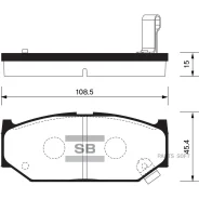 ������� ��������� �������� Sangsin Brake SP2086 SP2086 ����