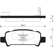 ������� �������� �.! Subaru Forester 2.0 97-02/Impreza 00/Legacy 98 SP2120 Sangsin Brake SP2120 SP2120 ����