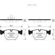 ������� �������� BMW 5 E39, X5 E39 SP2166 Sangsin Brake SP2166 SP2166 ����