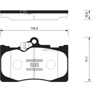 ������� ��������� �������� Sangsin Brake SP2302 SP2302 ����