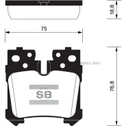 ������� �������� �.! Lexus LS460/LS600 06 SP2301 Sangsin Brake SP2301 SP2301 ����