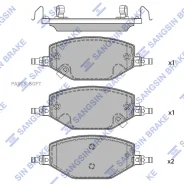 ������� ��������� ��������! Geely Coolray SX-11/Coolray 20- SP2830 Sangsin Brake SP2830 SP2830 ����