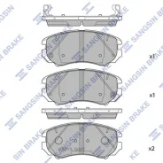 ������� �������� ��������! Hyundai Sonata IV 2.0i/2.7 01 SP2556 Sangsin Brake SP2556 SP2556 ����