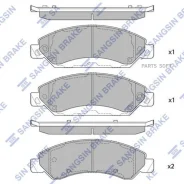 ������� �������� ��������! Chevrolet Silverado/Avalanche, Cadillac Escalade 07 SP4027 Sangsin Brake SP4027 SP4027 ����