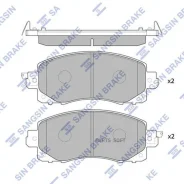 ������� ��������� �������� �������� Subaru Impreza 17 (Severe DUTY) SP4221SD Sangsin Brake SP4221SD SP4221SD ����