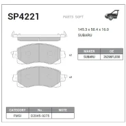 ������� ��������� Sangsin Brake SP4221 SP4221 ����