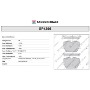 ������� ��������� Sangsin Brake SP4396 SP4396 ����