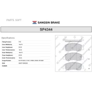 ������� ��������� Sangsin Brake SP4344 SP4344 ����