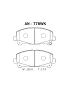 ������� ��������� ����� Honda Accord CU 2.4 Akebono AN778WK AN778WK ����