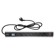 ���� ������������� ������� (PDU) 0U, 16A c ��������� 1P � �����������, ���:6 Schuko, ��: Schuko ����