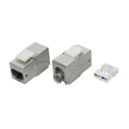 ������ Keystone RJ45 CAT 6A �������������� (STP), 180 ��������, ����������� ����