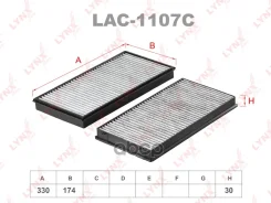 ������ ������ �������� (2��) BMW Ser.7 (E65/68) 01- LYNXauto ���. LAC1107C LAC1107C ����