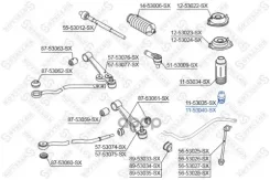 �������� �����. ���. KIA Rio 02 VIN: 0 | ����� ����/��� | KIA RIO I 1.3 0205 Stellox ���. 1153040SX 1153040SX ����