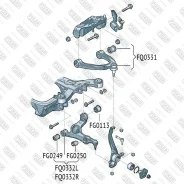 ����������� ������ ������� ��������� VW Touareg 02- Fixar FG0250 FG0250 ����
