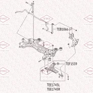 ����������� ��������� ������ ������ Chevrolet Aveo -08 Tatsumi TEF1539 TEF1539 ����