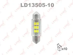 ����� ������������ LED C5W T11X35mm 12V SV8,5 6900K Lynxauto LD13505-10 LD1350510 ����