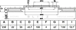 ���� ��������� �������� Nissan Micra/Note/Tiida/Cube 02- Blitz BS0521 BS0521 ����