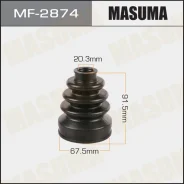 ������� ����� �����. Honda Civic VII 00-05/ VIII 06-/ Jazz II 02-08/ Fit III 08- Masuma MF-2874 MF2874 ����
