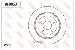 ���� ����. ���. [303x10] 5 ���. Mazda CX-5 11- TRW DF8053 DF8053 ����