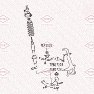 ���� ������������� �������� R Toyota Land Cruiser 03-/ Lexus GX 01- Tatsumi TEB1727R TEB1727R ����