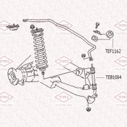 ������ ������������� ������� � ����������� Mercedes W163 -05 Tatsumi TEF1162 TEF1162 ����