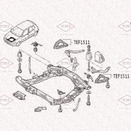 ����������� ��������� ������� ������ Renault Clio/Kangoo 98- Tatsumi TEF1511 TEF1511 ����