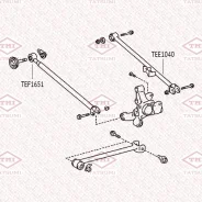 ����������� ������� ����������� ������ Toyota Highlander 00-/ Lexus RX 03- Tatsumi TEF1651 TEF1651 ����