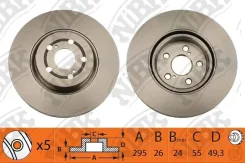 ����. ���� ���. ����. [295x26] 5 ���. Toyota Avensis (_T25_) 2.0 D-4D (CDT250_, CDT250R) 116 �. �. 2003 - 2008 Avensis (_T25_) 2.0 VVT-i (AZT250_, AZT...