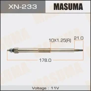 ����� ������ Nissan Almera/Pathfinder/Primera/X-Tr�ail/AD/Serena/Sunny 00- Masuma XN-233 XN233 ����
