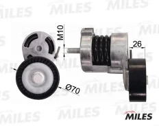 ���������� ������. ����� � ������� BMW 1 (E81/87), 3 (E46/E90/E91), X1 (E84), X3 (E83) 1.6-2.0 01- Miles AG00044 AG00044 ����