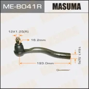 ���������� ���� ������� R Mitsubishi Pajero IV 3.2D-3.8 07-/ Mazda CX-7 2.2D-2.5 07-13 Masuma ME-B041R MEB041R ����