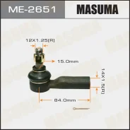 ���������� ���� ������� Toyota BB/Caldina/Camry/Carina/Celica�/Corolla/Ipsum #V2#, #E9#, AE110, 111, SXA10, ZNE14 Masuma ME-2651 ME2651 ����