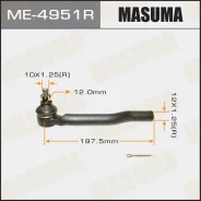 ���������� ���� ������� R Nissan Cube/Micra/Note/Tiida/Bluebird 03- Masuma ME-4951R ME4951R ����