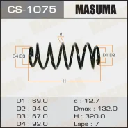 ������� ������ Toyota Auris/Corolla 06- Masuma CS-1075 CS1075 ����