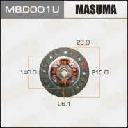 ���� ��������� Mitsubishi Delica 1993�1994 Masuma MBD001U MBD001U ����