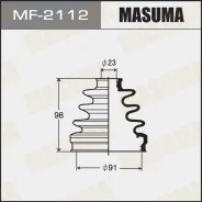 ������� ����� ���/�� Honda Accord IV/ V/ VI/ VII/ VIII/ Civic IV/ VI/ CR-V I/ CRX II/ III/ Prelude III/ IV/ V 1.4-3.0/ 2.0TD 87- Masuma MF-2112 MF2112...