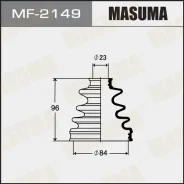 ������� ����� ���. �����. Toyota Camry/Carina/Corona/MarkII/Vis�ta 90-01 Masuma MF-2149 MF2149 ����