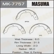 ������� ����. �����. Citroen C-Crosser/ Mitsubishi Grandis/ Lancer/ Outlander/ Peugeot 4007/ Subaru Forester/ Impreza 04- Masuma MK-7757 MK7757 ����