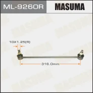 ���� ������������� ���. ����. R Honda Jazz 02-08 Masuma ML-9260R ML9260R ����