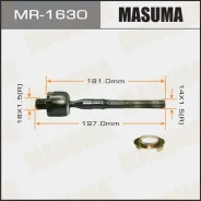 ���� ������� Mazda 6 GG/ MPS GG/ Wagon GY 02-08/ Atenza GG 02-07 Masuma MR-1630 MR1630 ����