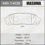 ������� ����. ���. Toyota Chaser/Cresta/Crown/Mark II 96-01 Masuma MS-1409 MS1409 ����