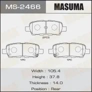 ������� ����. ���. Nissan Murano 3,5 4X4 03/05-/ Qashqai 1,5-2,0/dCi 02/07-/ Tiida 1,6/1,8 09/07-/ X-Trail 2,0-2,5/dCi 07/01- Masuma MS-2466 MS2466 ��...