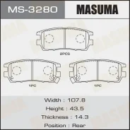 ������� ����. ���. Mitsubishi Montero/Space Gear 2.0i-3.5i/2.5D/TD/2. Masuma MS-3280 MS3280 ����