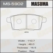 ������� ����. ���. Mazda CX-7/CX-9/MPV 05- Masuma MS-5902 MS5902 ����