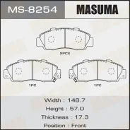 ������� ����. ���. Honda CR-V/HR-V/Accord/Ascot/Civic/I�nspire/Integra/Legend/Odyssey/�Prelude/Saber/Stepwagon Masuma MS-8254 MS8254 ����