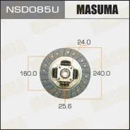 ���� ��������� [240 mm] Nissan 350 ZX 84-90/ AlmeraII 00-/ Maxima 88-03/ Patrol 88-97 Masuma NSD085U NSD085U ����