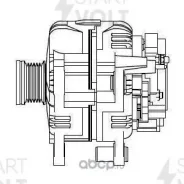 ��������� 140A VAG Tiguan (07-)/Passat (07-)/Yeti (10-) 1.4TSI 140A Startvolt LG 1829 LG1829 ����