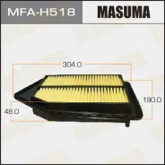������ ��������� Honda Accord IX 2.4 14- Masuma MFA-H518 MFAH518 ����