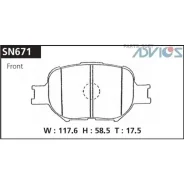 �������� ��������� ������� Advics �������� SN671 ����
