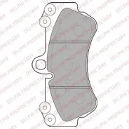 ������� ����. ���. VW Touareg 10/02-, Porsche Cayenne 09/02- Delphi LP2057 LP2057 ����